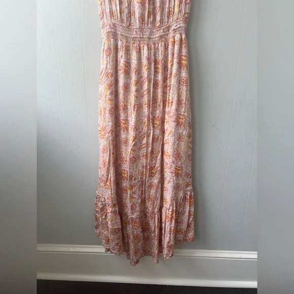 Lucky Brand Pink Floral Felice High-low Midi Dress (size S) - Picture 10 of 12